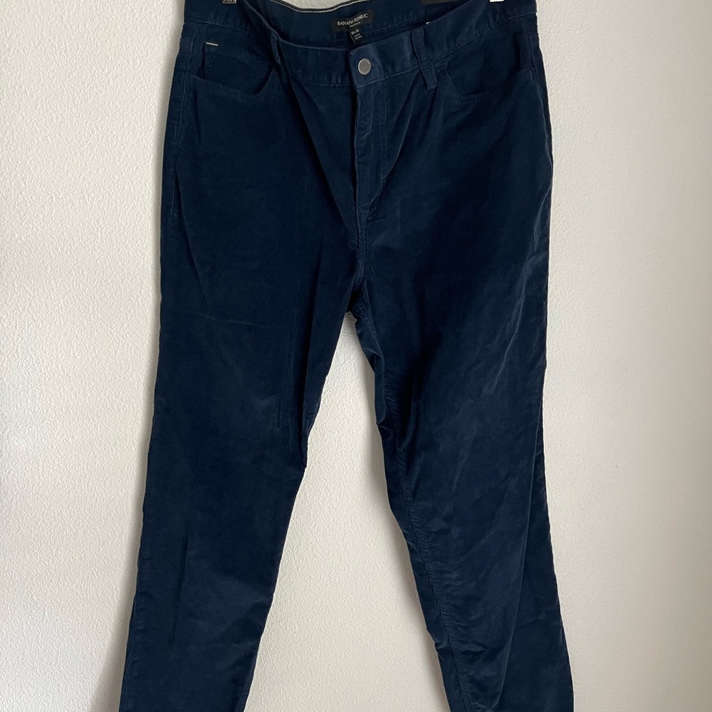 Banana Republic Blue Corduroy Pants